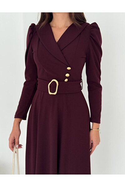 dml giyim Collar detail dress