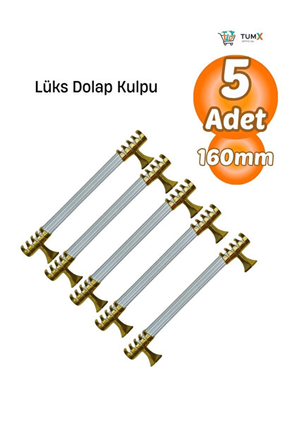 TUMX Luxury Cabinet Cupo Wardrobe Handles 96mm - 224mm Furniture Handles (5 Pieces)