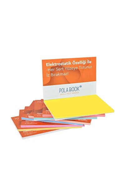 Hediye Vakti Electrostatic Adhesive Smart Note Paper 7X10 cm – 50 Sheets Practical Office Notepad