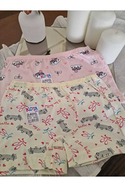 LİA Underwear Girl's Boxer 2' Pack