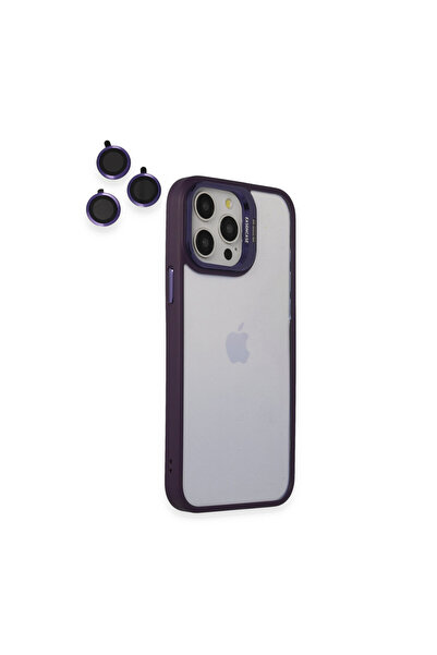 ceppark غطاء حماية لآيفون 14 برو من جوكو مع حامل عدسة روبلوكس - أرجواني