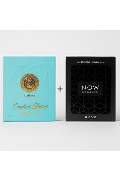 Lataffa Σετ αρωμάτων Opulent Dubai & Rave NOW – Eau de Parfum για Εκείνον και...