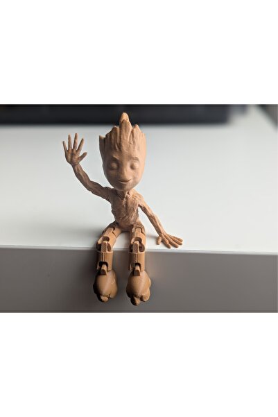 Hareketli Groot Figürü | 3D Baskı Guardians of the Galaxy Modeli (3 Adet)