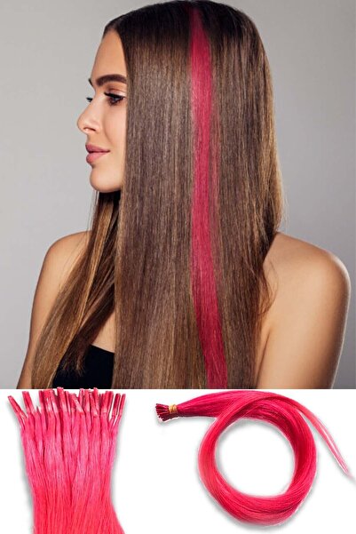 PRODİVA PEMBE RENK GERÇEK KAYNAK SAÇ 25 Adet