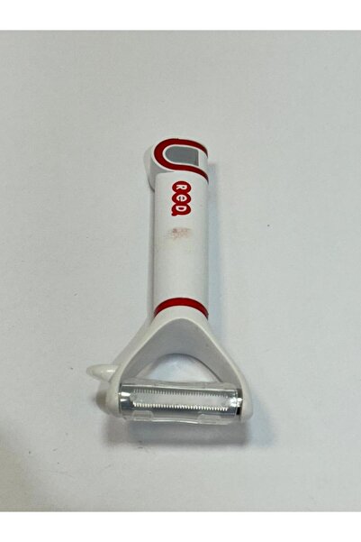 Living Red and white potato peeler