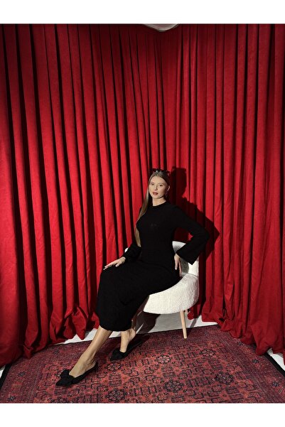 Neva Wear Rochie de tricotaj cu model spaniol pentru femei