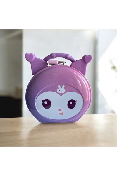 CNBYs Kuromi Sanrio Metal Kumbara | Sevimli Karakter Tasarımı | Dekoratif & H...