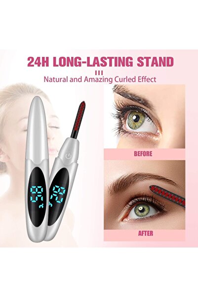 KASTWAVE Heated Eyelash Curler USB Rechargeable Portable Electric Lash Curler