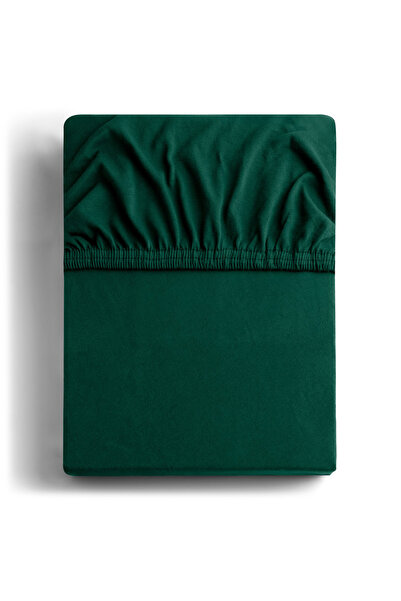 Deco King Fitted sheet, 100% cotton, 135 g/m2, Amber, 220-240 x 220 x 30 cm, green