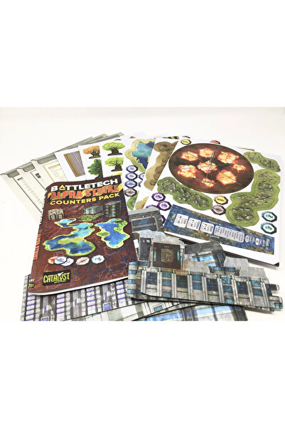 Catalyst Game Labs BattleTech Counters Pack Alpha Strike – set markere, teren...