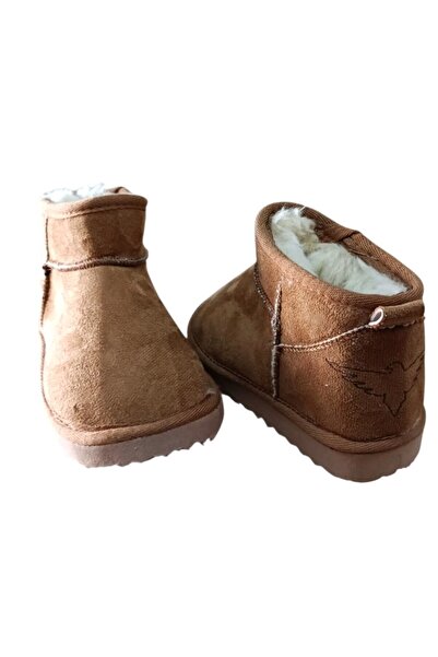 ahmet çağlar Feel Up En02 Kız Çocuk Peluşlu Süet Bilek Boy Eva Taban Bot