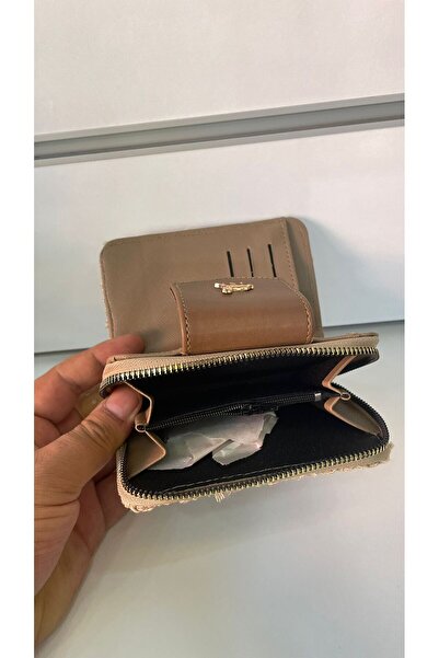 BLACK Wicker and Knitted Women's Wallet