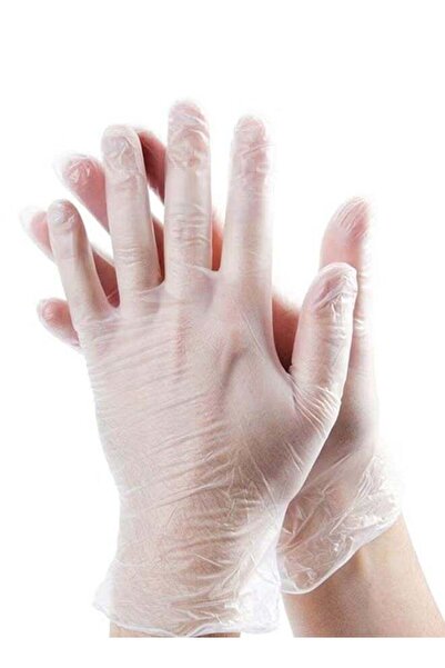 Kinmed قفازات فينيل شفافة للاستخدام الطبي وسط 100 قطعة مضادة للتمزق وخالية من...