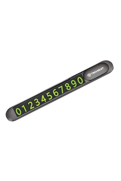 Techsuit temporary parking phone number dashboard holder, PNP1