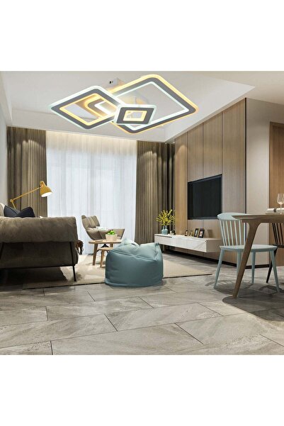 RFAN Candelabru LED, Model M988-3, cu telecomandă, 3 tipuri de lumină, 170W, Alb