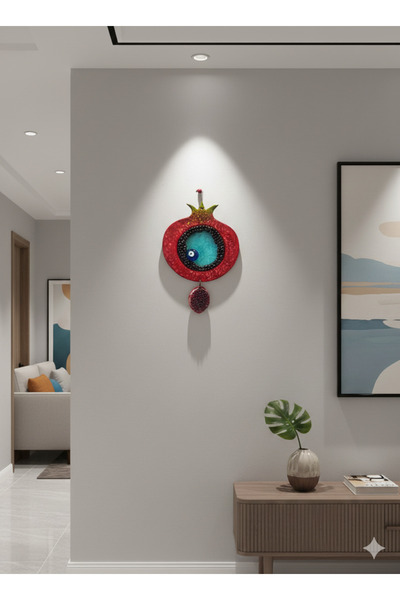 DNC Art&Deco Bolluk ve Bereket İçin Nazar Boncuklu Nar Taneli Dekoratif Duvar...