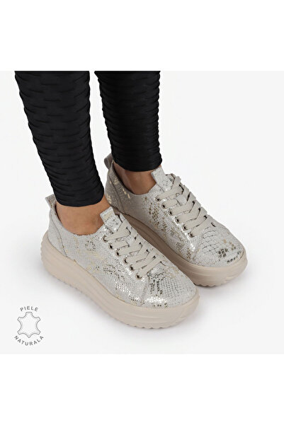 ANGEL BLUE Casual shoes genuine suede leather with LACE-UP CLOSURE CRL1306 beige