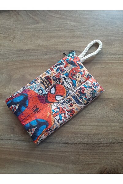 OWLBAG COMPANY حقيبة OWL BAG بتصميم كولاج سبايدر كارتون، محفظة منقوشة، حامل أ...