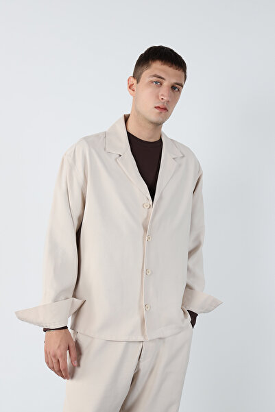 Mesfeno Boxy Fit Modal Fabric Men's Shirt