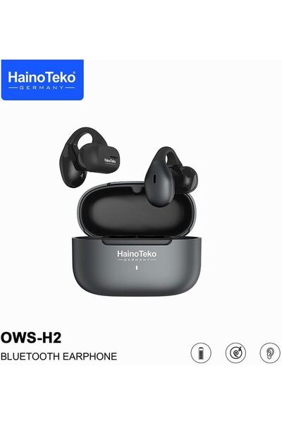HAINOTEKO Haino Teko Germany True Wireless Earphone With Super Clear Mic and High Bass Sound Quality (Black)