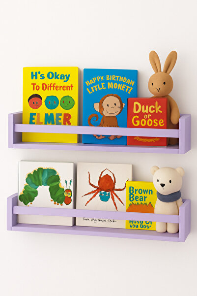 Deisor 1pcs Etajera carti Montessori din lemn - 45 cm