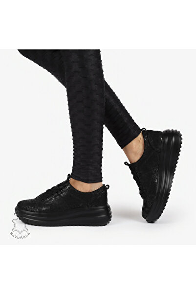 ANGEL BLUE Casual shoes genuine suede leather with LACE-UP CLOSURE CRL1306 black