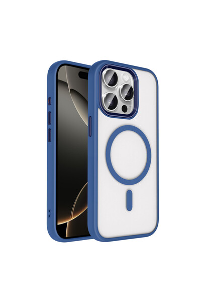 ceppark غطاء جوكو آيفون 15 برو ماكس تيريا ماج سيف - أزرق داكن