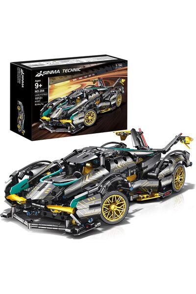 KASTWAVE Technic Sports Car Building Set 1:14 MOC Lambo V12 - 1012 Pieces