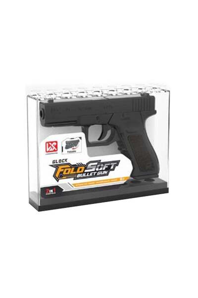 foldsoft Glock Flock Soft 2-in-1 Bullet Gun Safe Foam Dart Blaster Toy for Kids