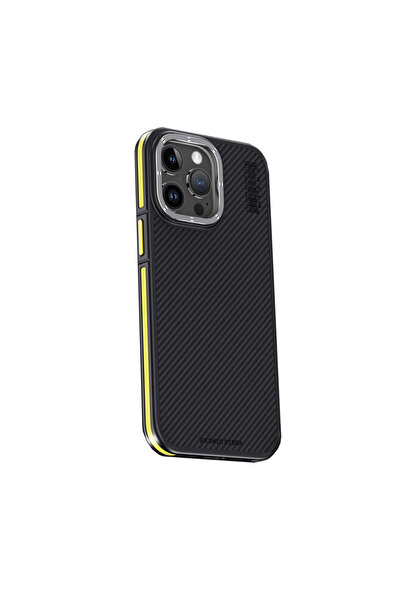 ceppark جراب Joko لهاتف iPhone 15 Pro من ألياف الكربون Aramid 600D Kevlar Mag...