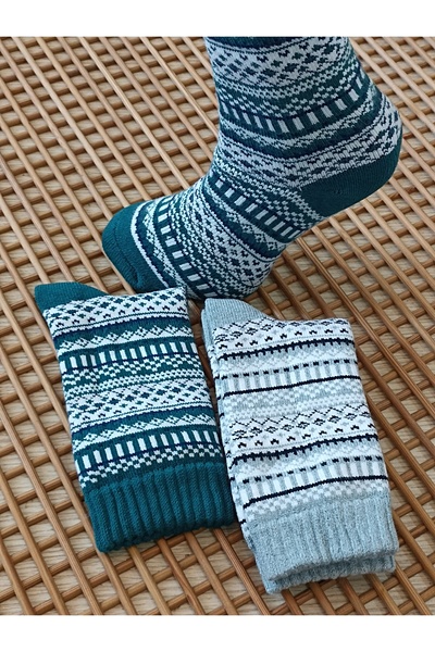 Rocks For Patterned Thick Viscose Elite 2-Piece Women's Socks