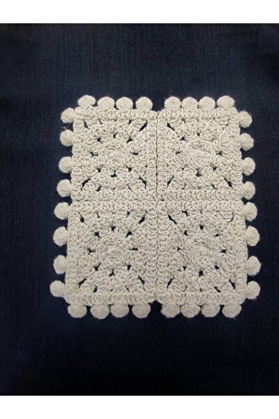 FASHİON DANTEL PAMUK DANTEL GÜPÜR APLİK CEPLİK KARE MİDİ PANO DESEN 4 Ü 1 ARADA