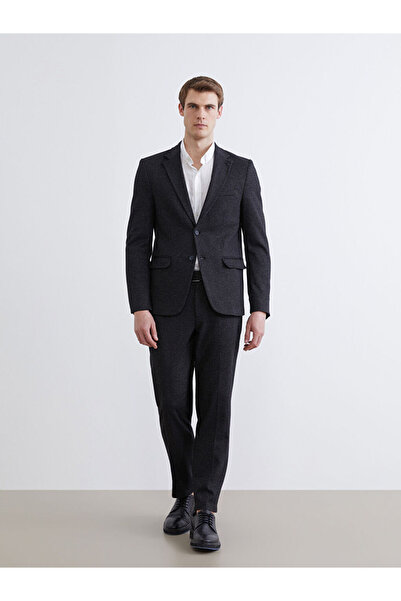 LC Waikiki Чорний стандартний крій чоловічий блейзер