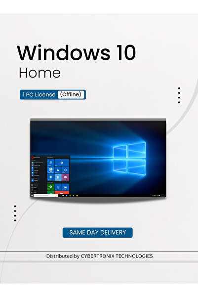 MICROSOFT Windows 10 Home | 1 PC License (Offline) | Digital License | SAME DAY DELIVERY