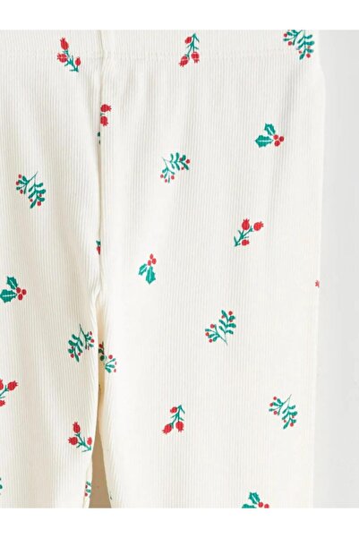 LC Waikiki Crew Neck Floral Baby Girl Pajama Set 2-Piece (W5)