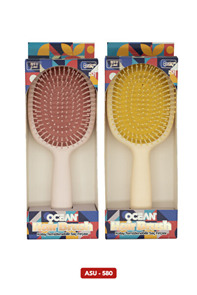 Ocean Comb Duck Figured Children's Hair Brush Hair Detangling Comb Yellow-Pink