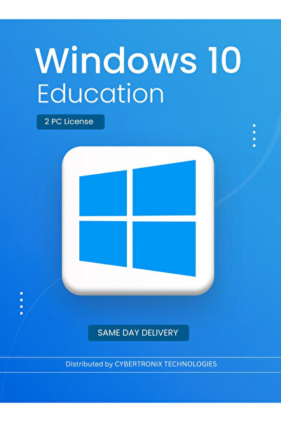 MICROSOFT Windows 10 Education | 2 PC License | Digital License | SAME DAY DELIVERY