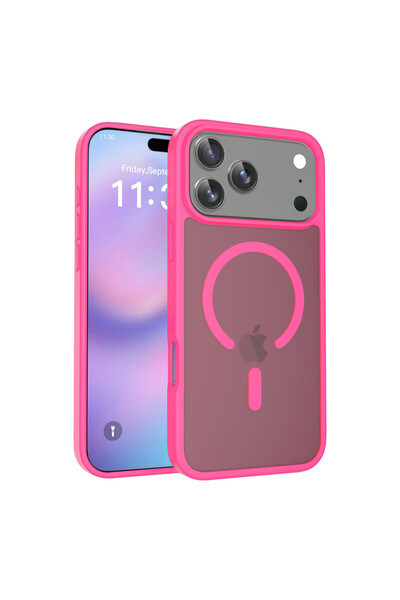 ceppark غطاء جوكو ابل ايفون 17 برو جوتا ماج سيف - روز