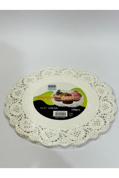 Living 100 pc Round Dessert Mat 29cm