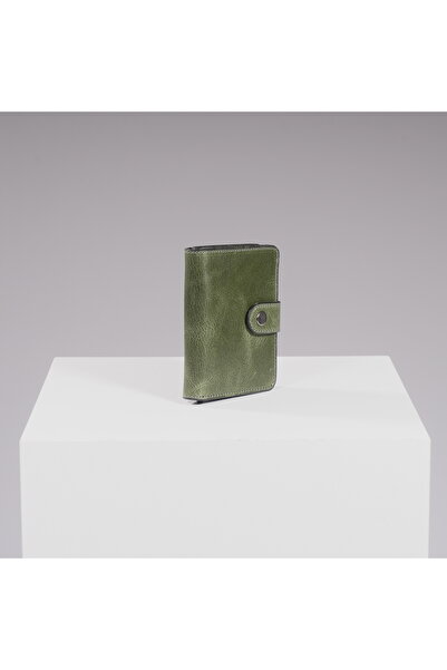 DEERDERİ Thyke Vintage Leather Wallet Card Holder