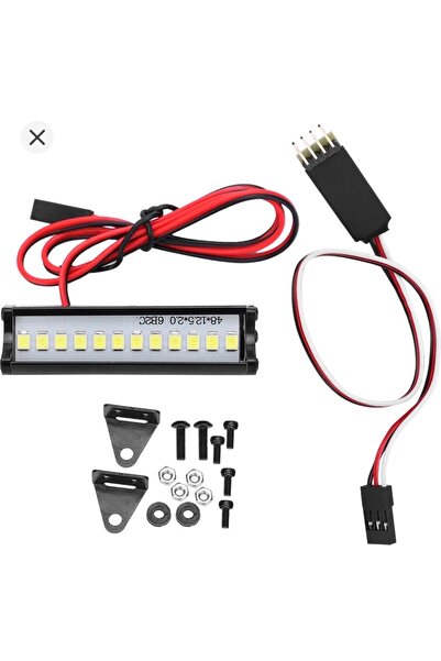 GÜMRÜK MARKET 1/10 Rc Tırmanma Aracı Için 3 K Kontrol Anahtarı ile Rc Araba T...