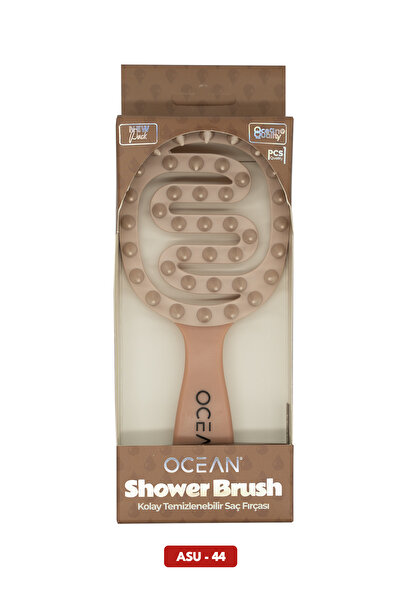 Ocean Duş Tarağı Yumuşak Silikon Saç Yıkama & Saç Derisi Yeni Nesil Masaj Tarağı