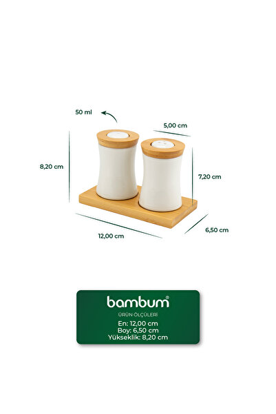 Bambum Chav Salt and Pepper Shakers