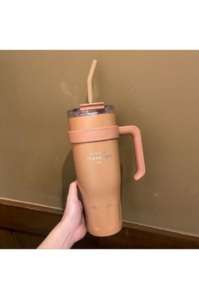 SITARAYURI HZ036 Insulated Mug with Handle and Airtight Lid, 1200ml