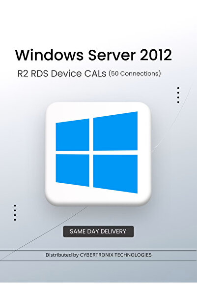 MICROSOFT Windows Server 2012 R2 RDS Device CALs (50 Connections) | Digital License | SAME DAY DELIVERY