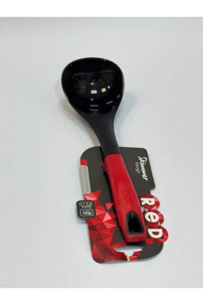 Living ملعقة تقديم حمراء وسوداء