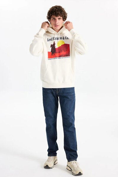 Levi's Lse 502 Taper Men's Dark Blue Jean Denim Pants A2088-0050