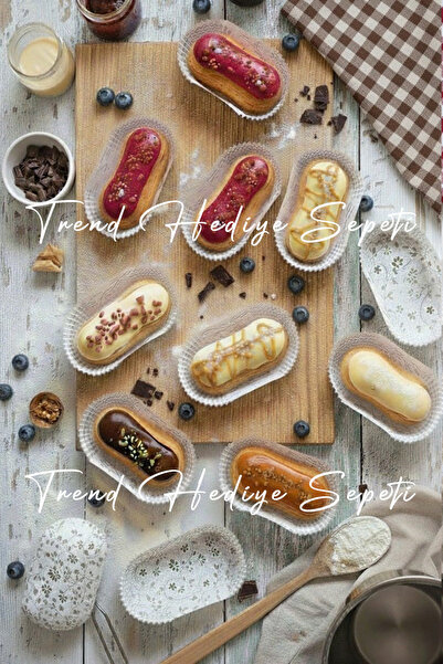 Trend Hediye Sepeti Approximately 200 Pieces of Paper Cups, 24X54X18H mm Bakl...