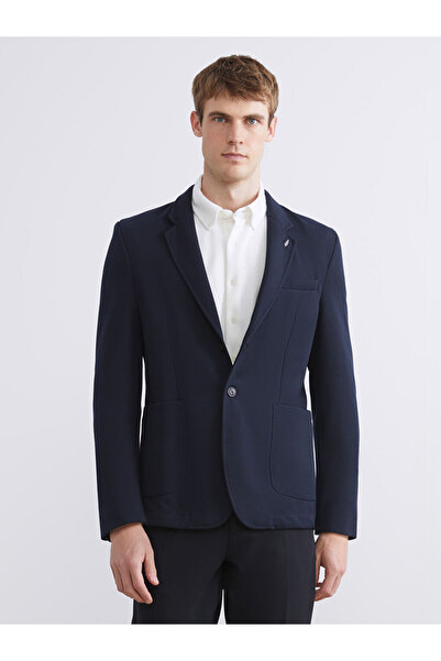 LC Waikiki Стандартний синій чоловічий блейзер