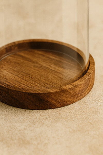 Bohemian 1100 ml Akasya Kapaklı Ring Cam Kavanoz